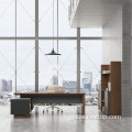 Modern Reception Desk Office Table And Chair Wood Computer Desk Workstation Factory